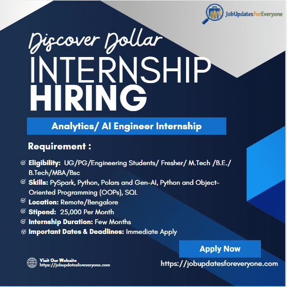 Discover Dollar-Analytics / AI Engineer-2026