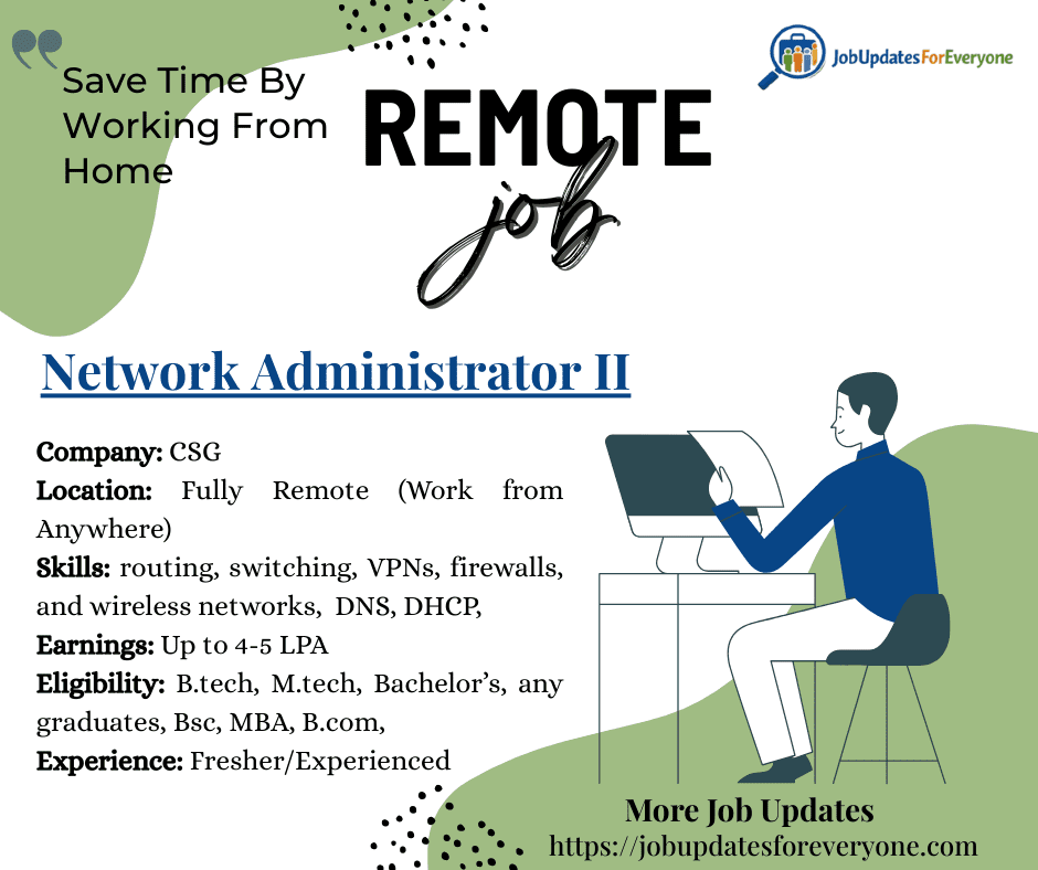 CSG Network Administrator II Job 2026