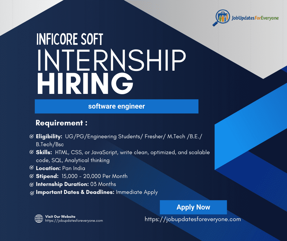 Inficore Soft SE Intern 2026