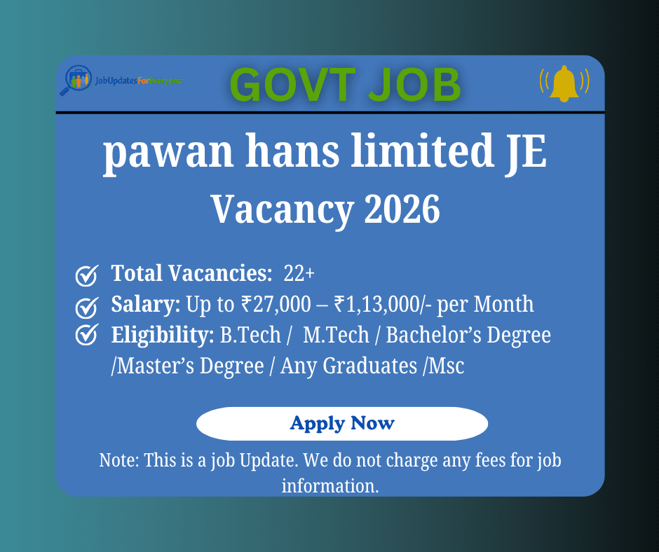 pawan hans hiring 2026